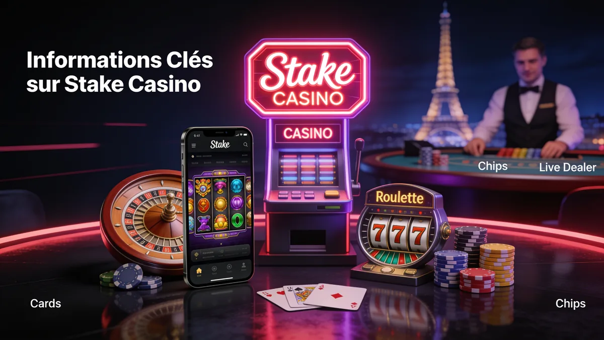 stake casino en France — Informations Clés sur Stake Casino